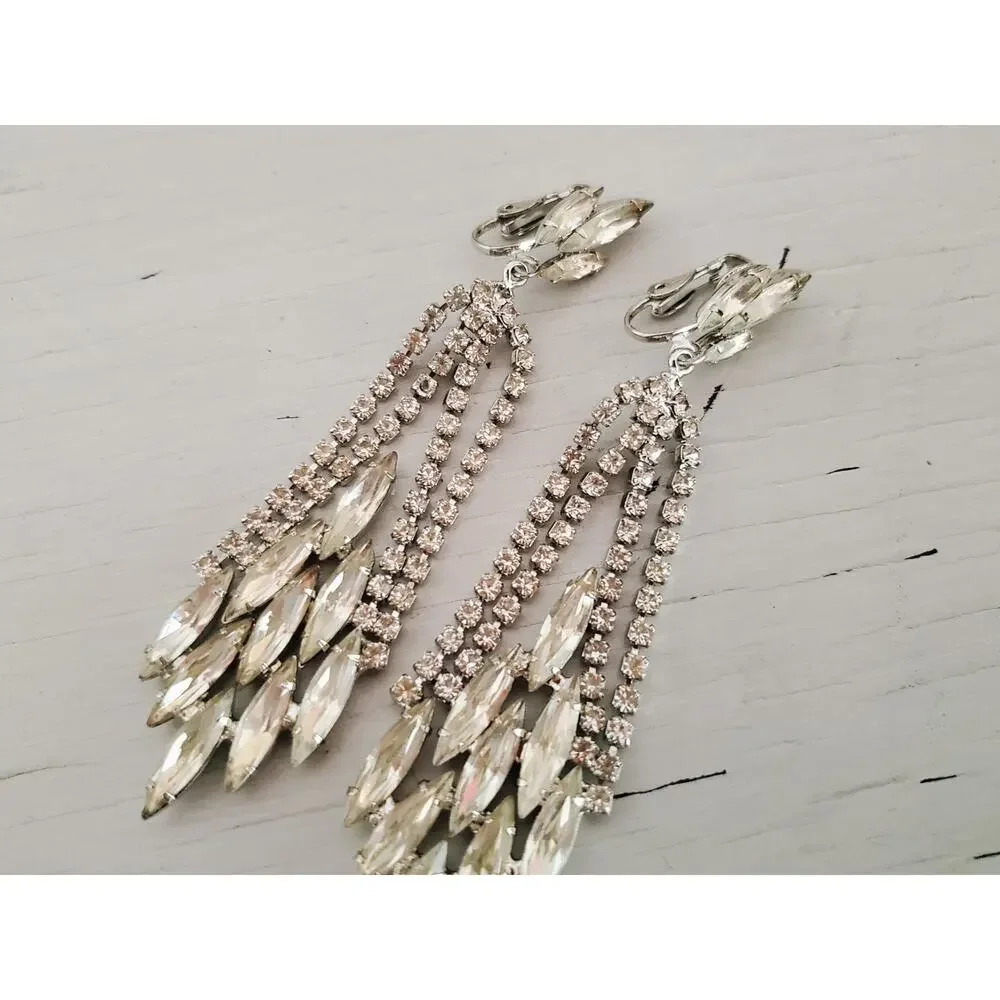 Lot of Classy Vintage Clip On Earrings